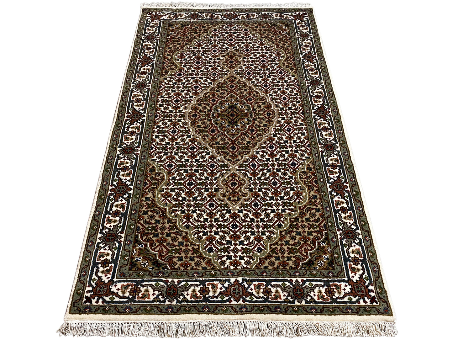 Indo Tabriz Carpet - (165x90 cm)