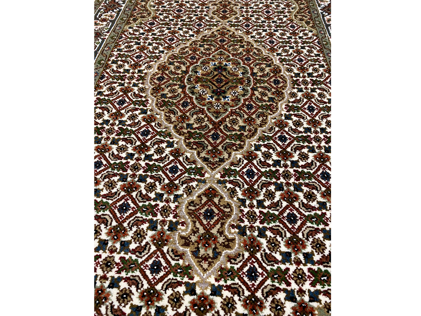 Indo Tabriz Carpet - (165x90 cm)