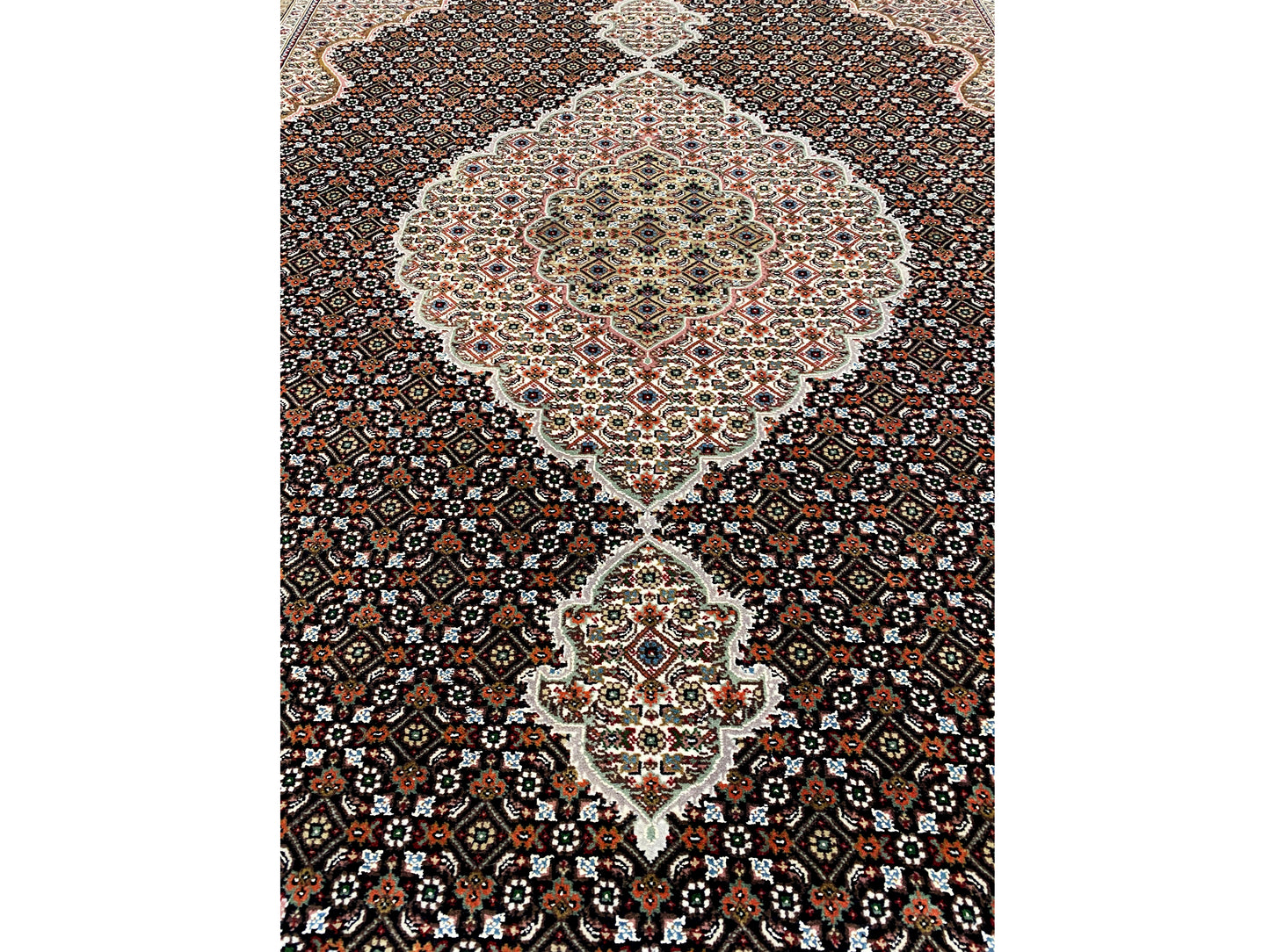 Indo Tabriz Carpet - (241x175 cm)