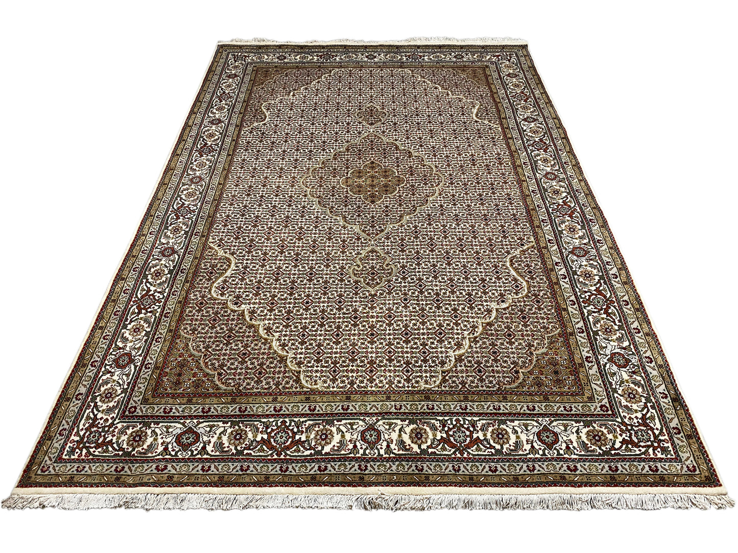Indo Tabriz Carpet - 1819415 (302x200 cm)