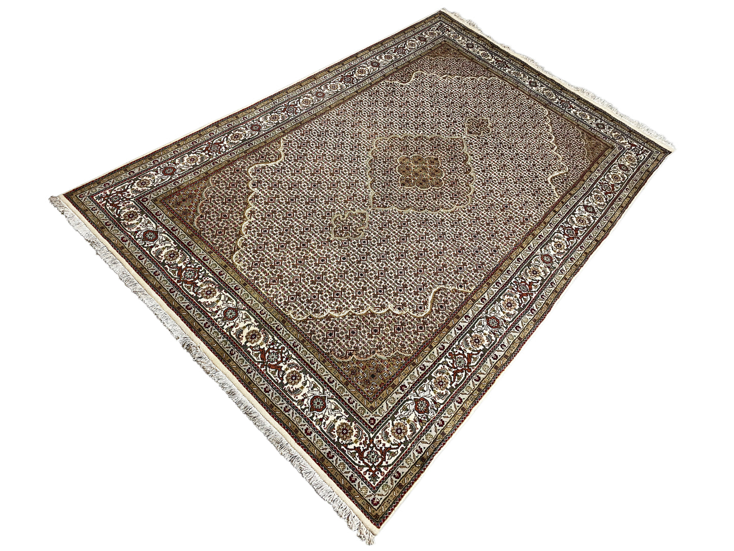 Indo Tabriz Carpet - 1819415 (302x200 cm)