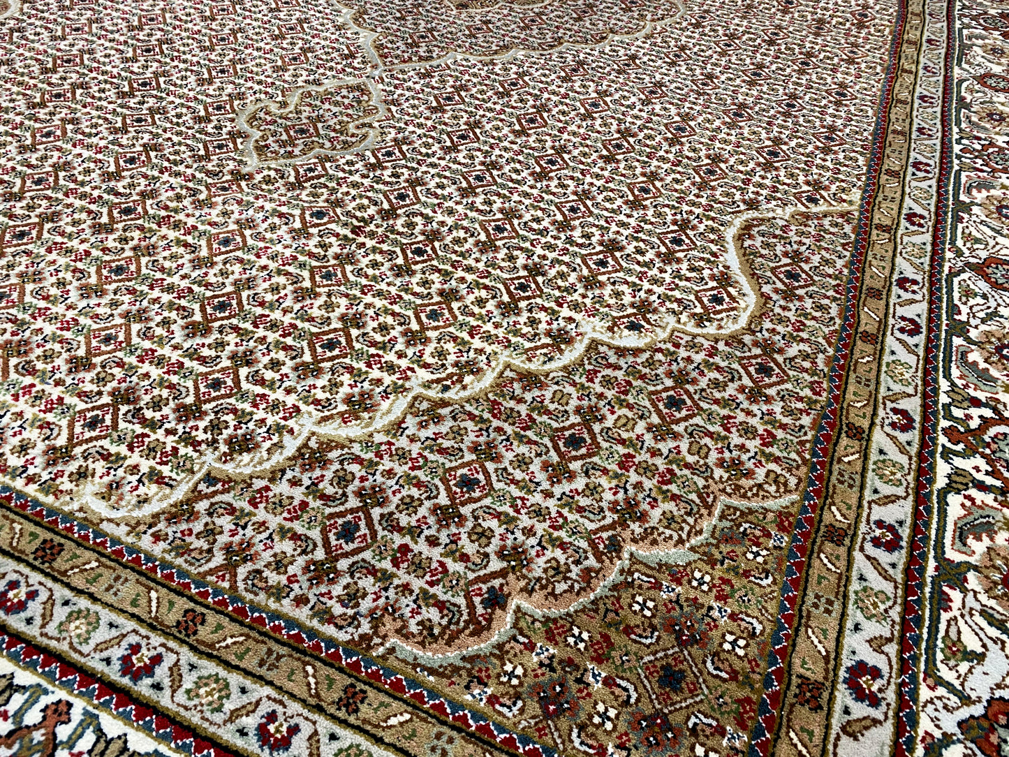 Indo Tabriz Carpet - 1819415 (302x200 cm)