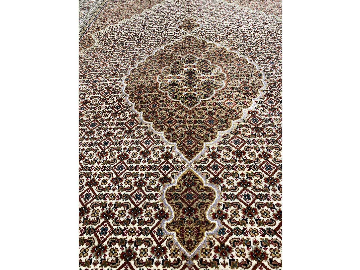 Indo Tabriz Carpet - (245x170 cm)