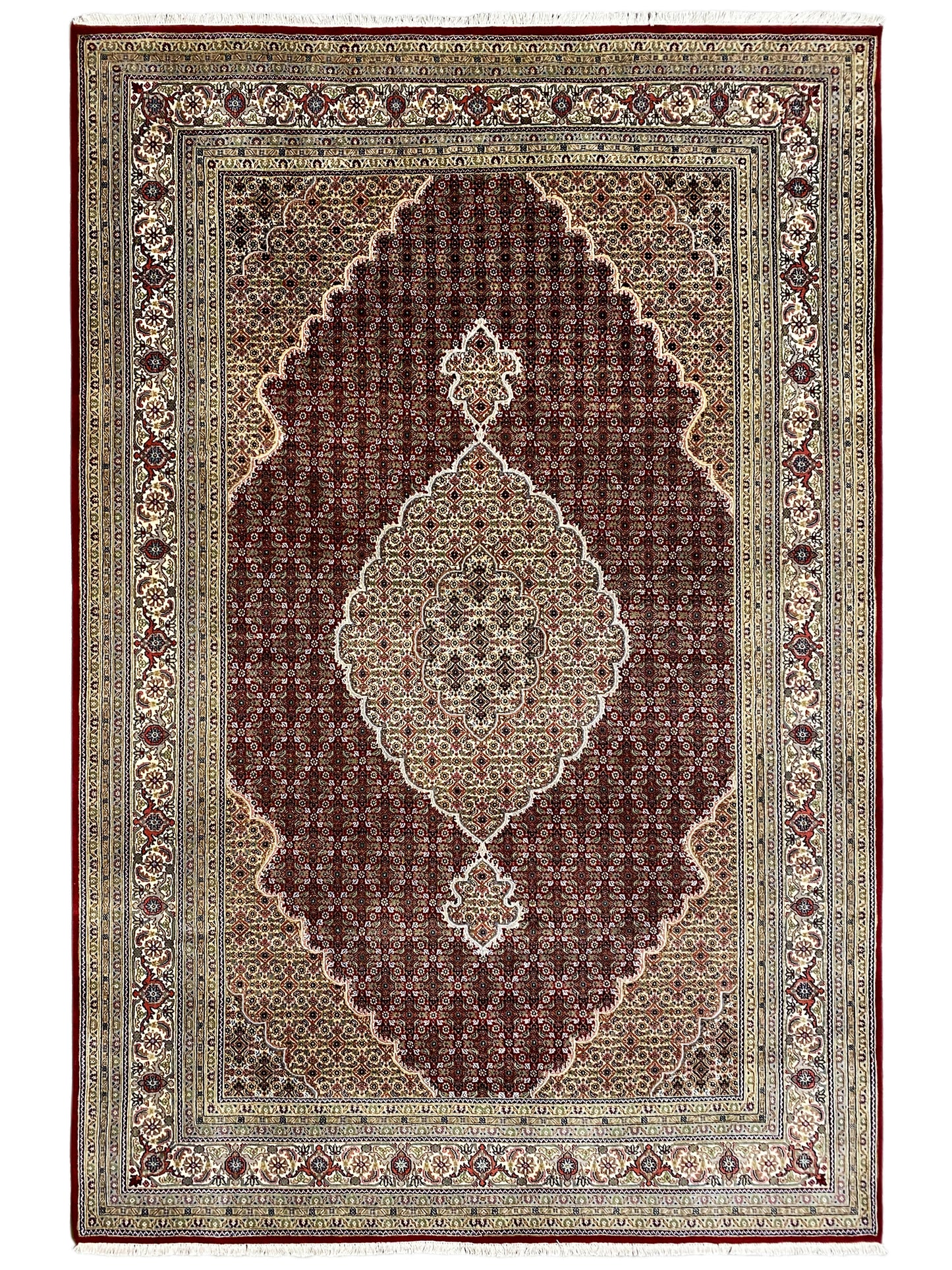 Indo Tabriz Carpet - 719392 (309x199 cm)