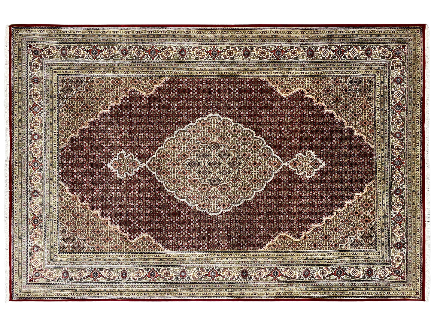 Indo Tabriz Carpet - 719392 (309x199 cm)