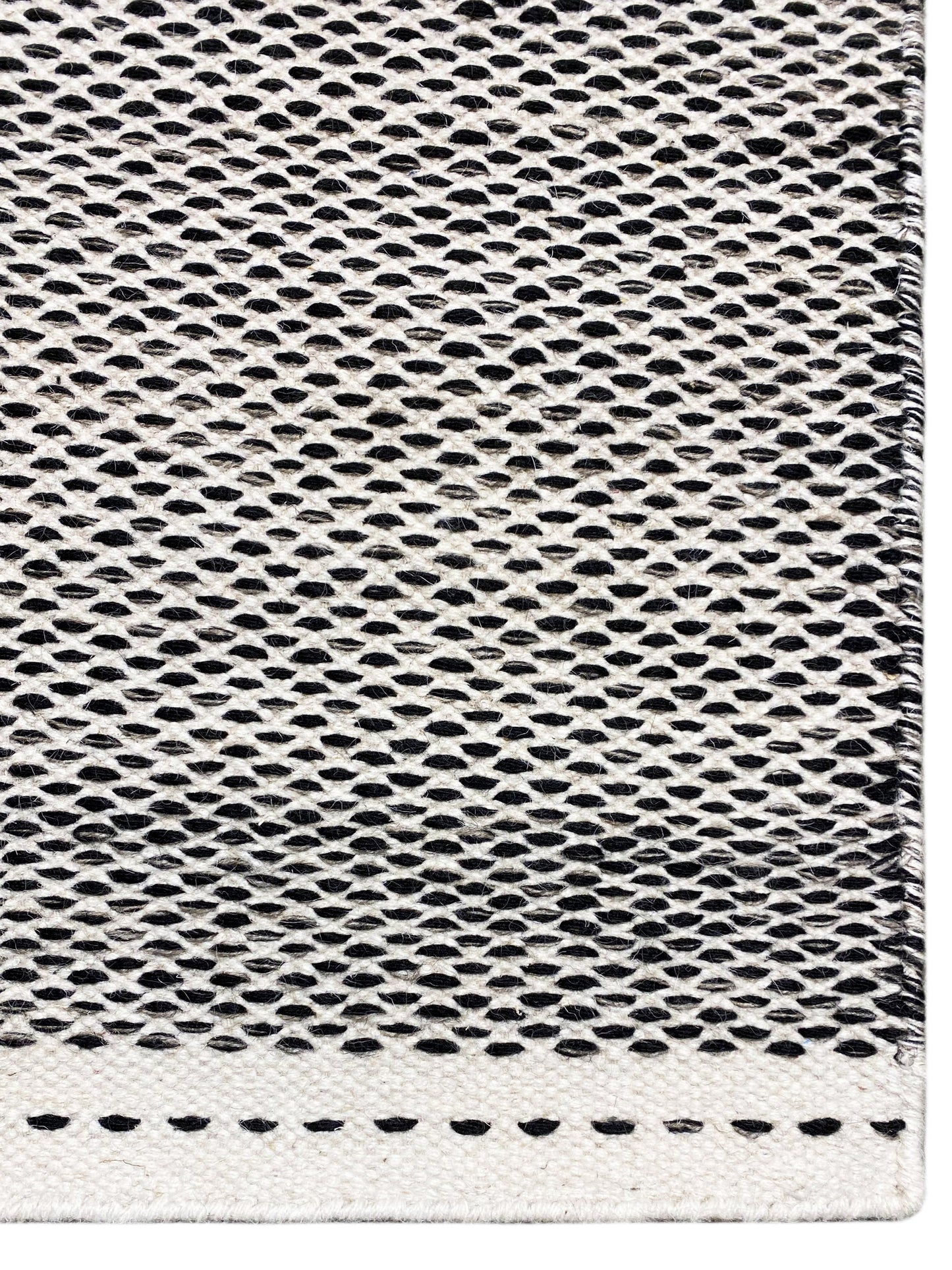 Black Kelim Rug - 160x230 cm