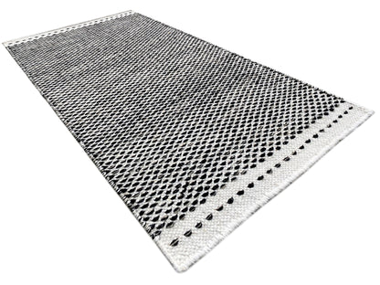 Kelim Rug Black - 60x90 cm