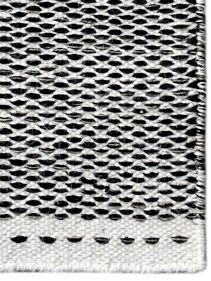 Kelim Rug Black - 60x90 cm