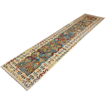 Kelim Runner Afghan 386x87cm