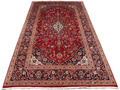 Keshan - Rot (307x201cm) - German Carpet Shop