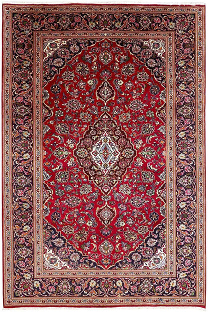 Keshan - Rot (307x201cm) - German Carpet Shop