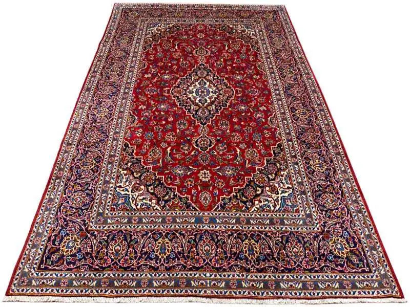 Keshan - Rot (308x205 cm) - German Carpet Shop