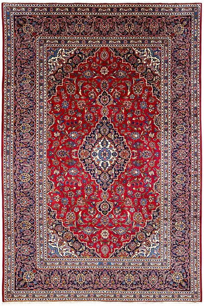 Keshan - Rot (308x205 cm) - German Carpet Shop