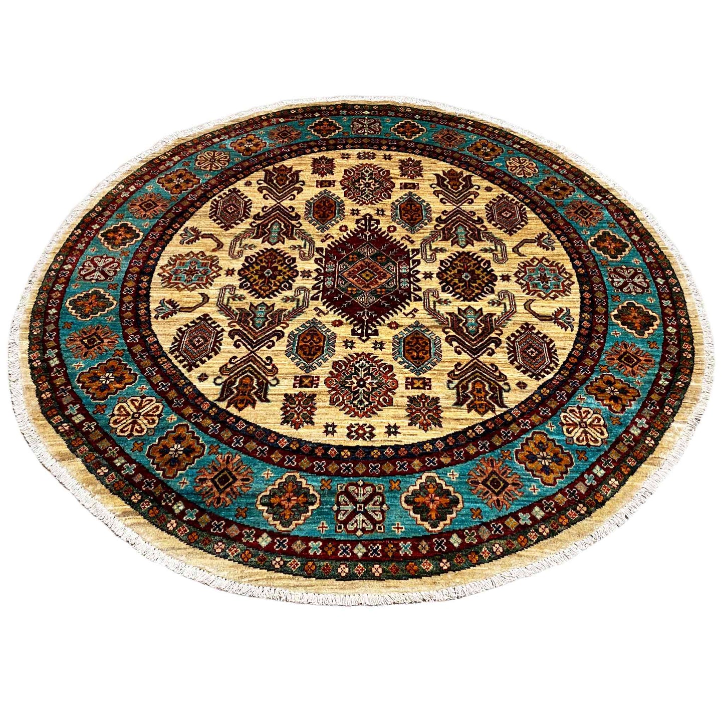 Runder Khorjin Teppich, 179x179 cm - German Carpet Shop