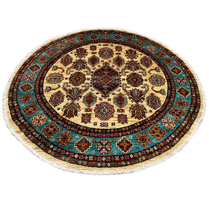 Runder Khorjin Teppich, 179x179 cm - German Carpet Shop