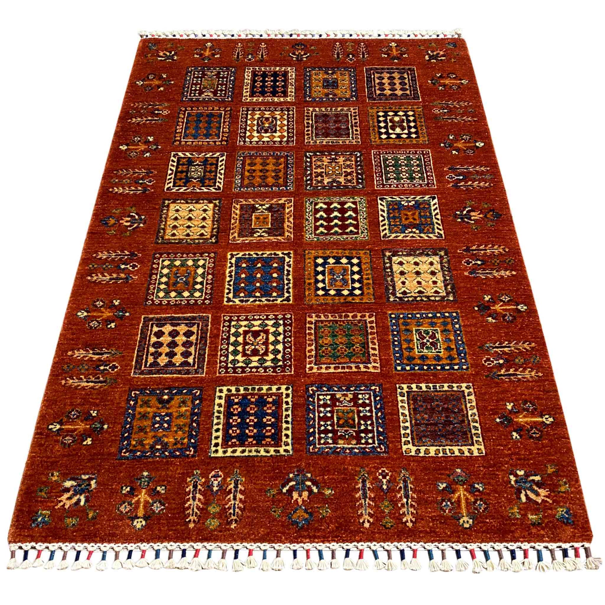 Khorjin Wollteppich, Ziegelrot, 163x108 cm - German Carpet Shop