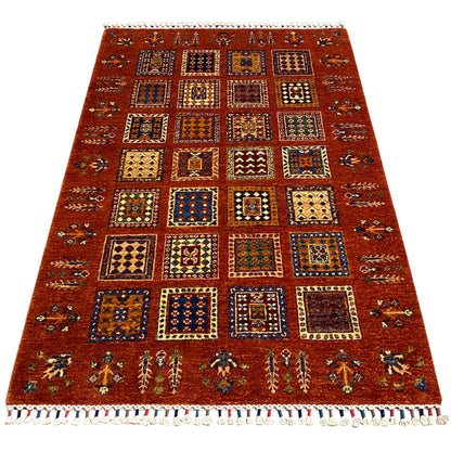 Khorjin Wollteppich, Ziegelrot, 163x108 cm - German Carpet Shop