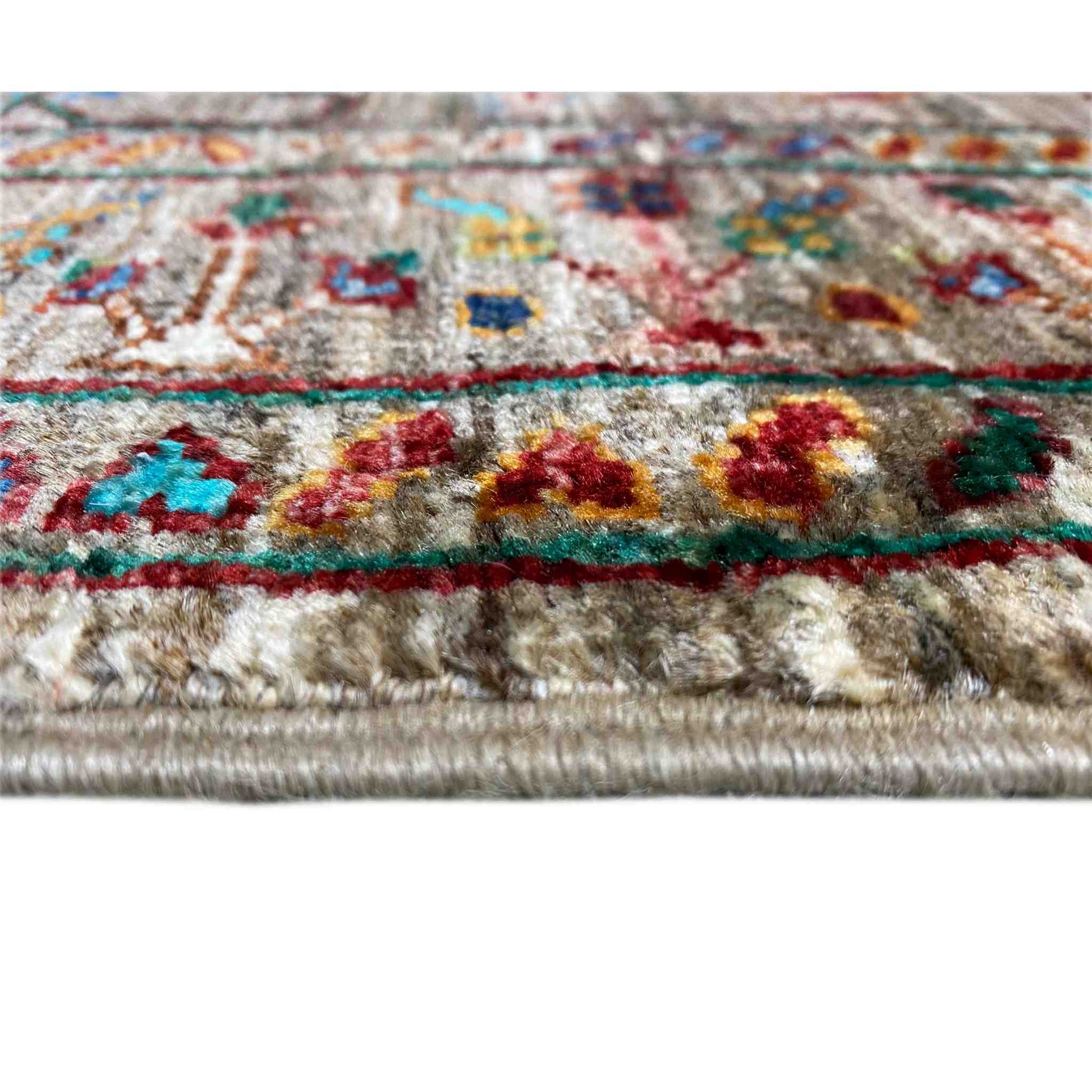 Afghan Khorjin Läufer Teppich – Braun, 295x85 cm - German Carpet Shop