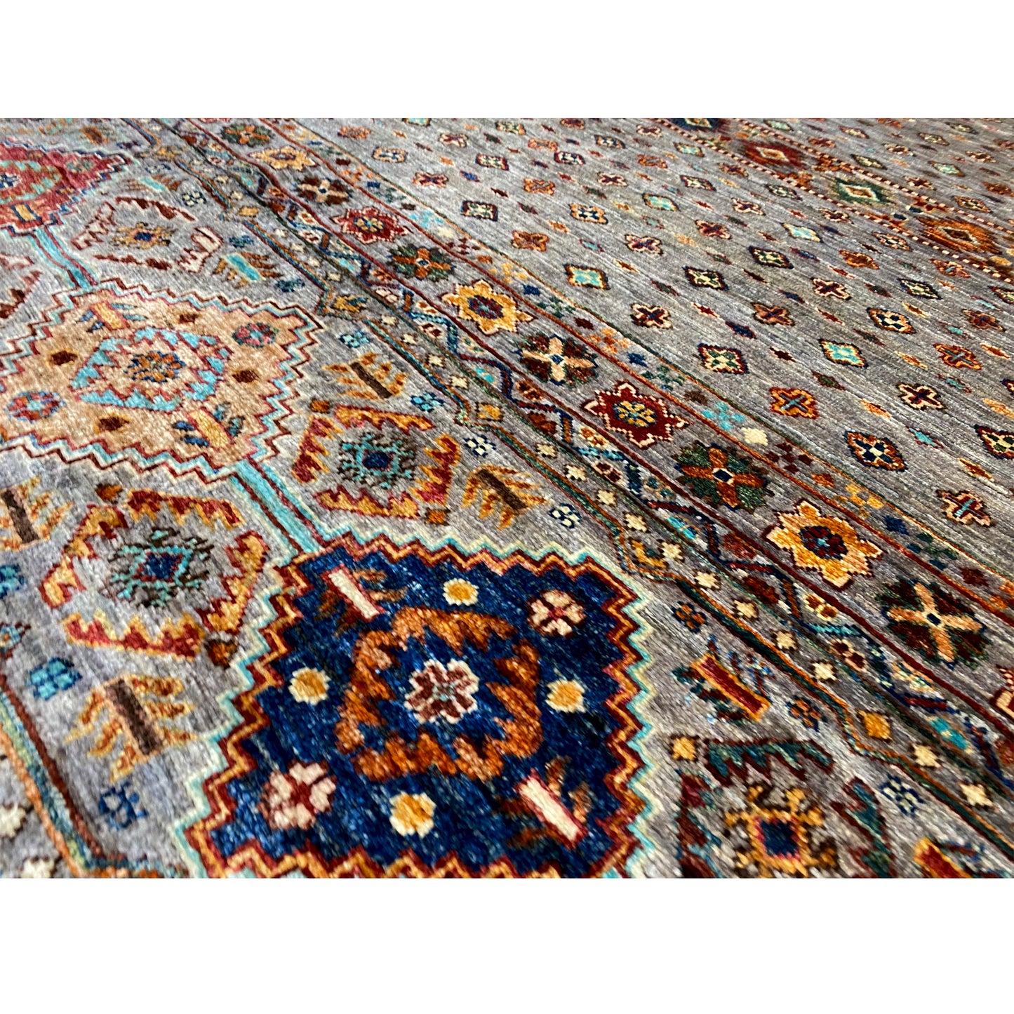 Handgeknüpfter Khorjin Teppich 253x175cm - German Carpet Shop