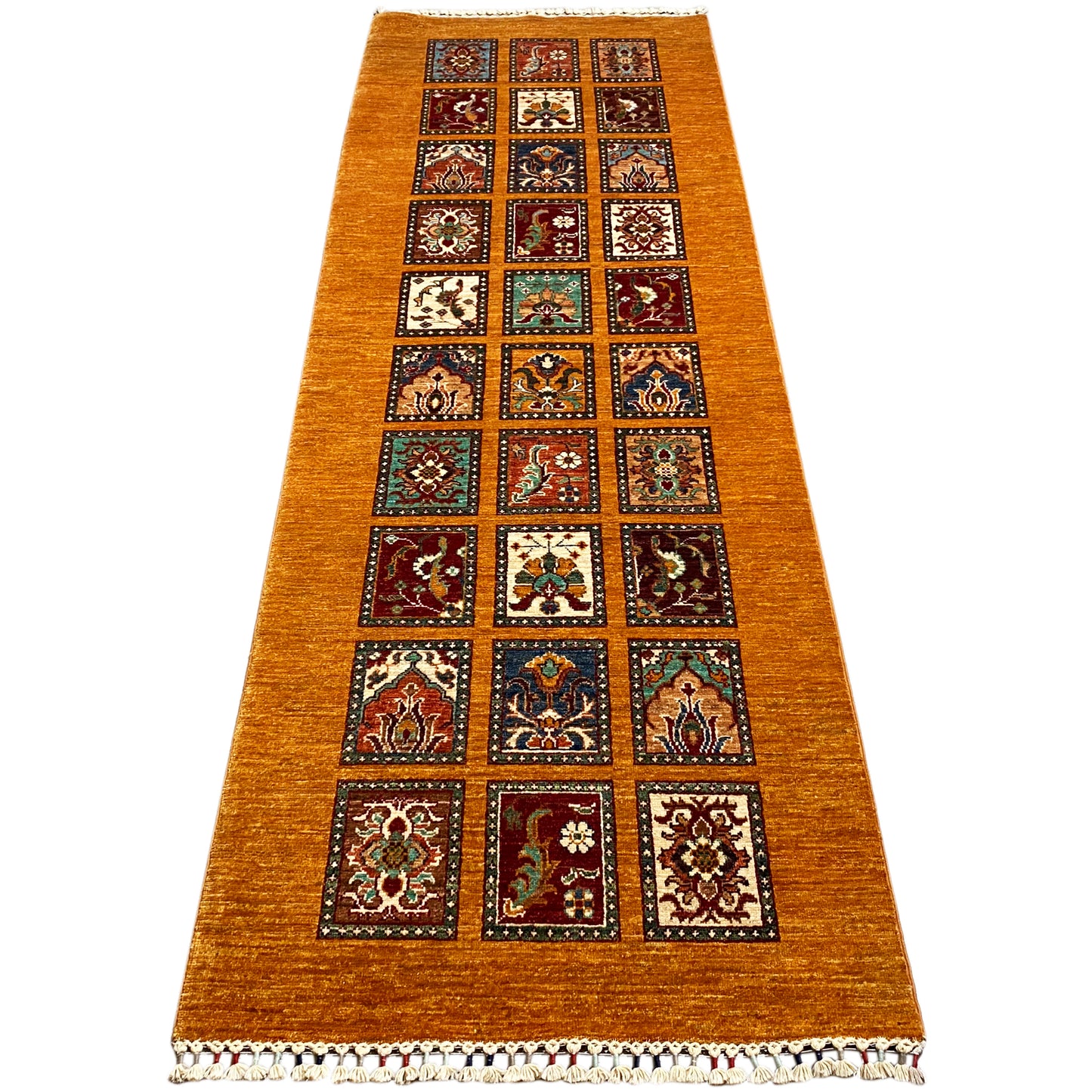 Handgeknüpfter Khorjin Läufer 272x90 cm - German Carpet Shop