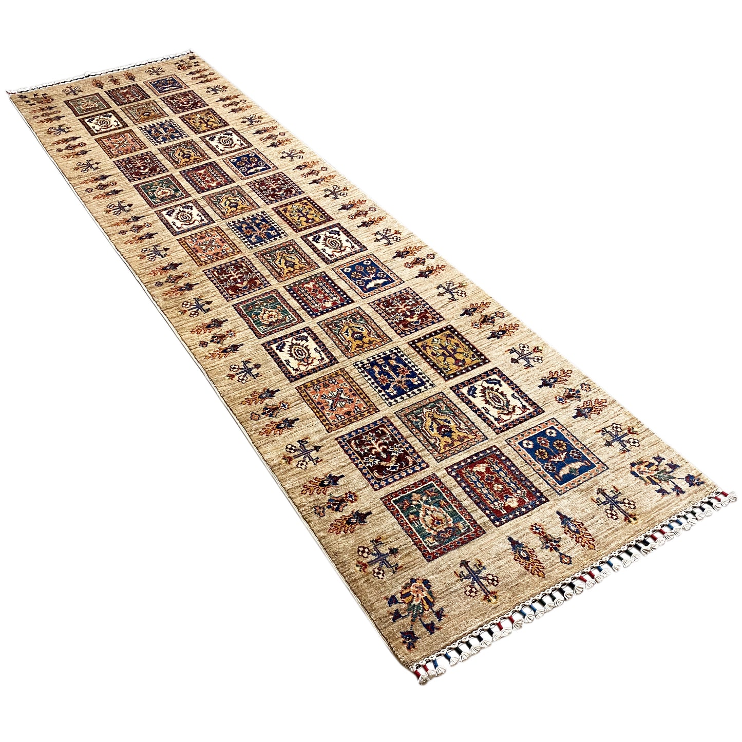 Handgeknüpfter Khorjin Läufer 293x88 cm - German Carpet Shop