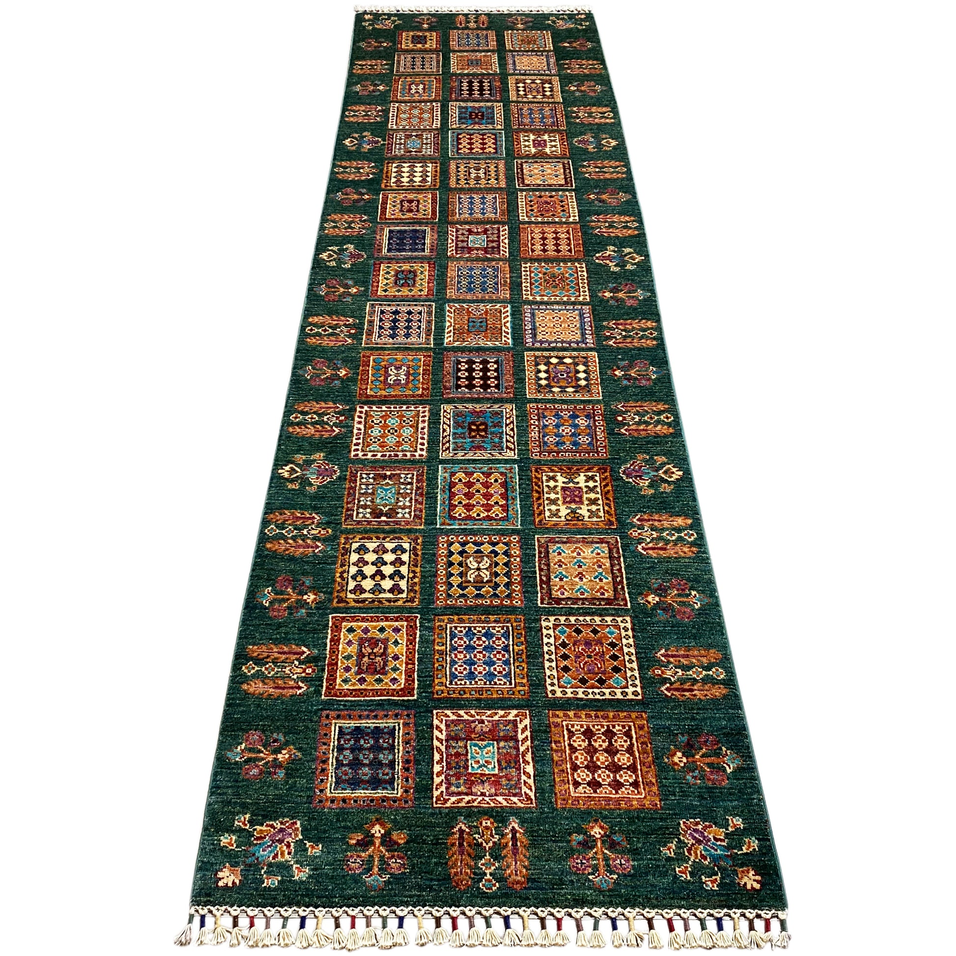 Handgeknüpfter Khorjin Läufer 312x84 cm - German Carpet Shop