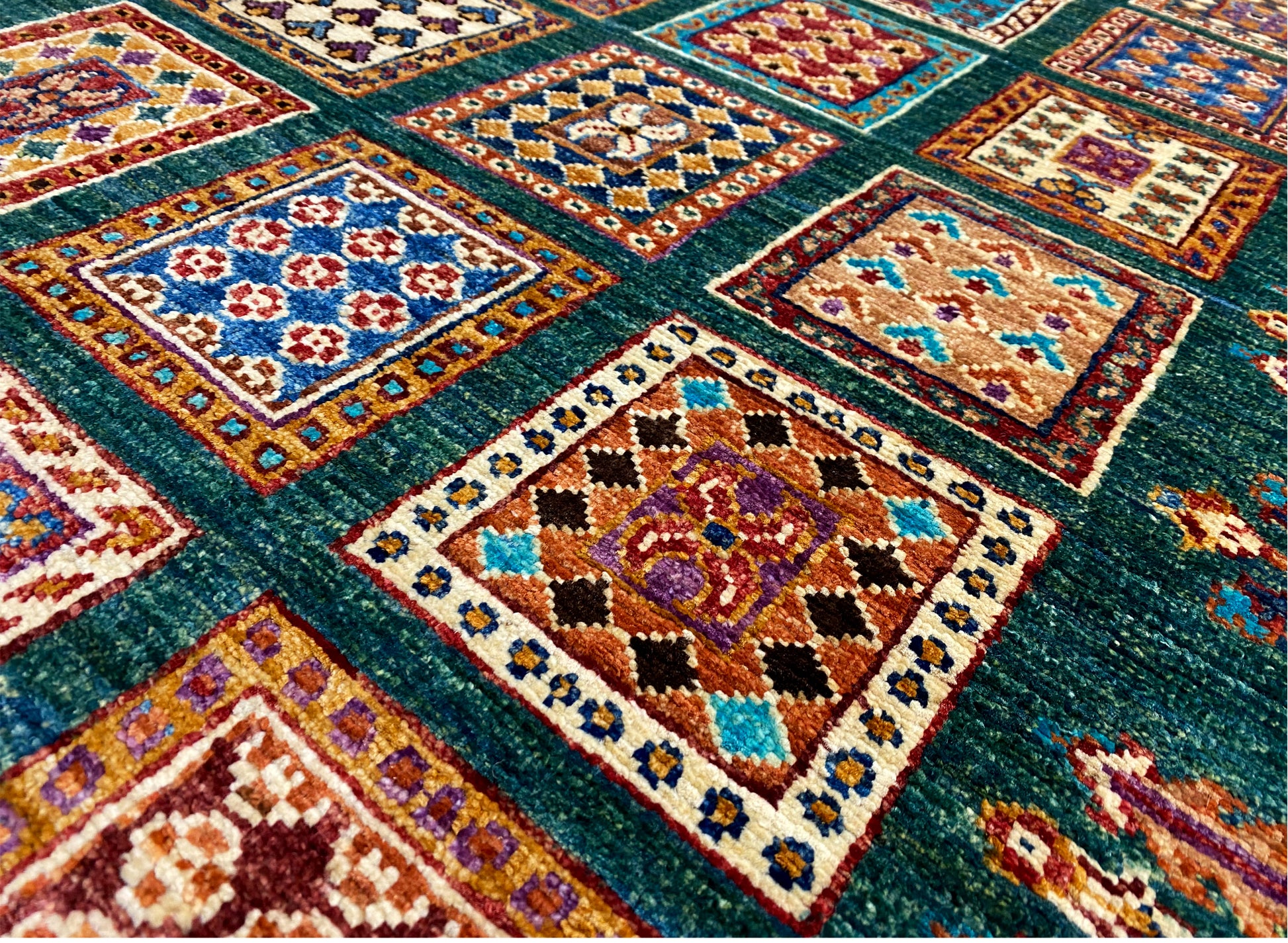 Handgeknüpfter Khorjin Läufer 312x84 cm - German Carpet Shop