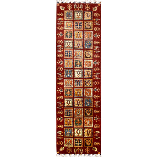 Handgeknüpfter Khorjin Läufer 331x88 cm - German Carpet Shop