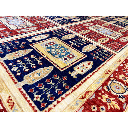 Khorjin-Teppich - Kräftiges geometrisches Design & rustikaler Charme, 243x168 cm - German Carpet Shop