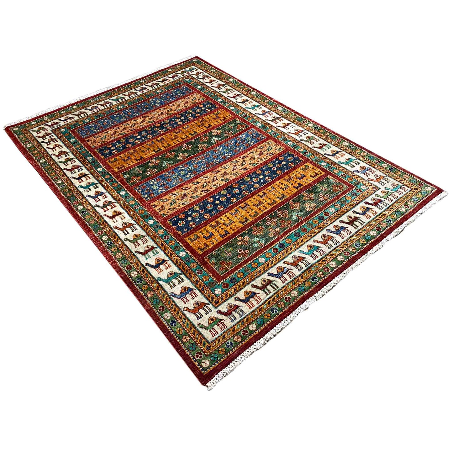 Khorjin Teppich - Nomadishe Stammeskunst, 208x153 cm - German Carpet Shop