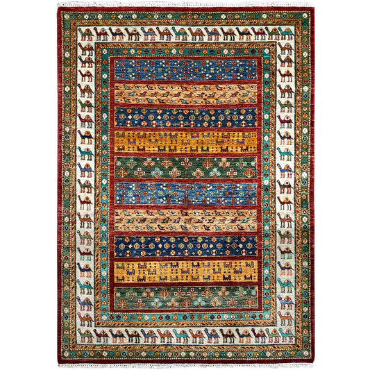Khorjin Teppich - Nomadishe Stammeskunst, 208x153 cm - German Carpet Shop