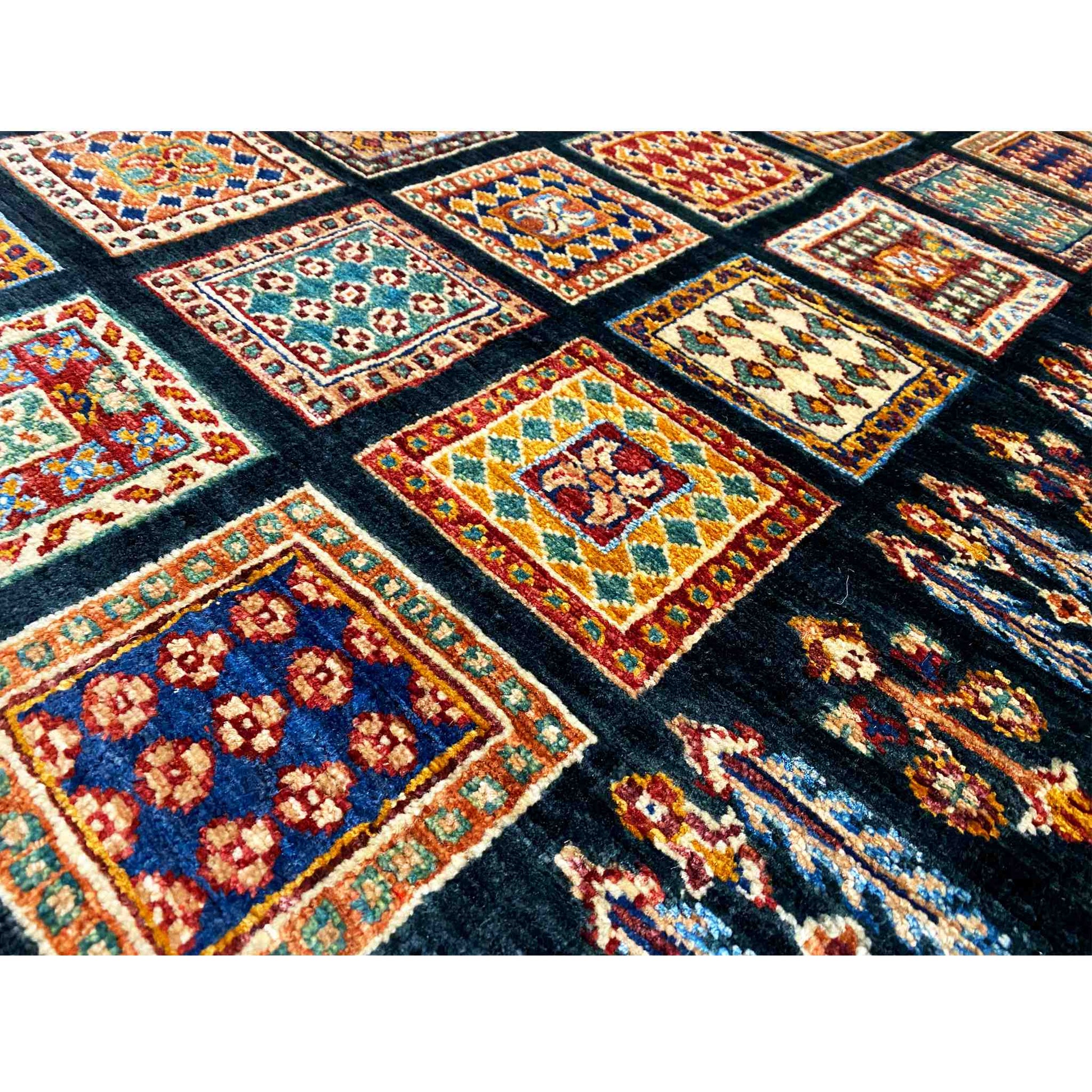 Khorjin Läufer Teppich – Handgewebter Tribal-Wollteppich, 246x85 cm - German Carpet Shop