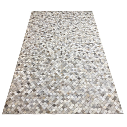 Muschel Kalbsleder Teppich 228x159 cm - German Carpet Shop