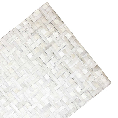 Eleganter gewebter Lederteppich – 250x155 cm - German Carpet Shop