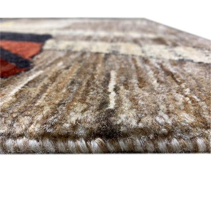 Löwen Gabbeh Teppich 118x79 cm - German Carpet Shop