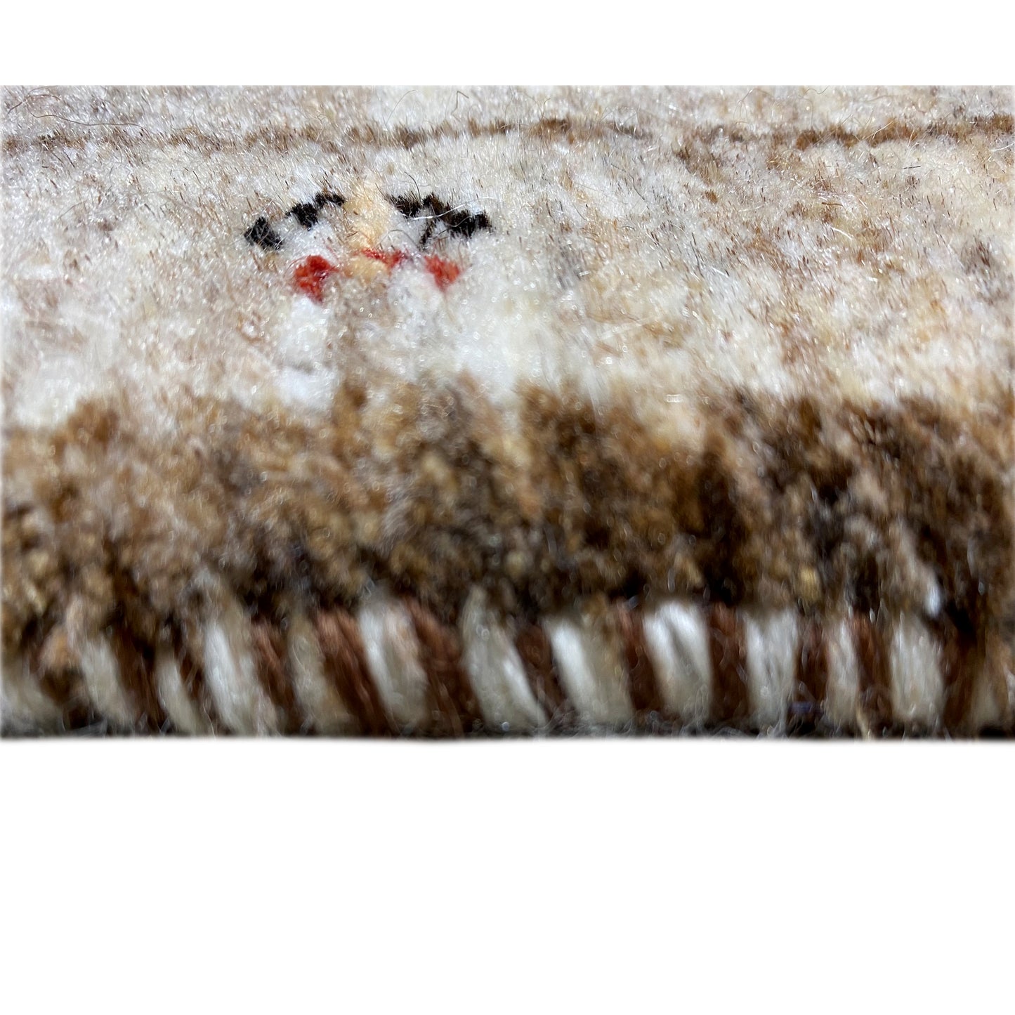 Löwen Gabbeh Teppich 88x62 cm - German Carpet Shop