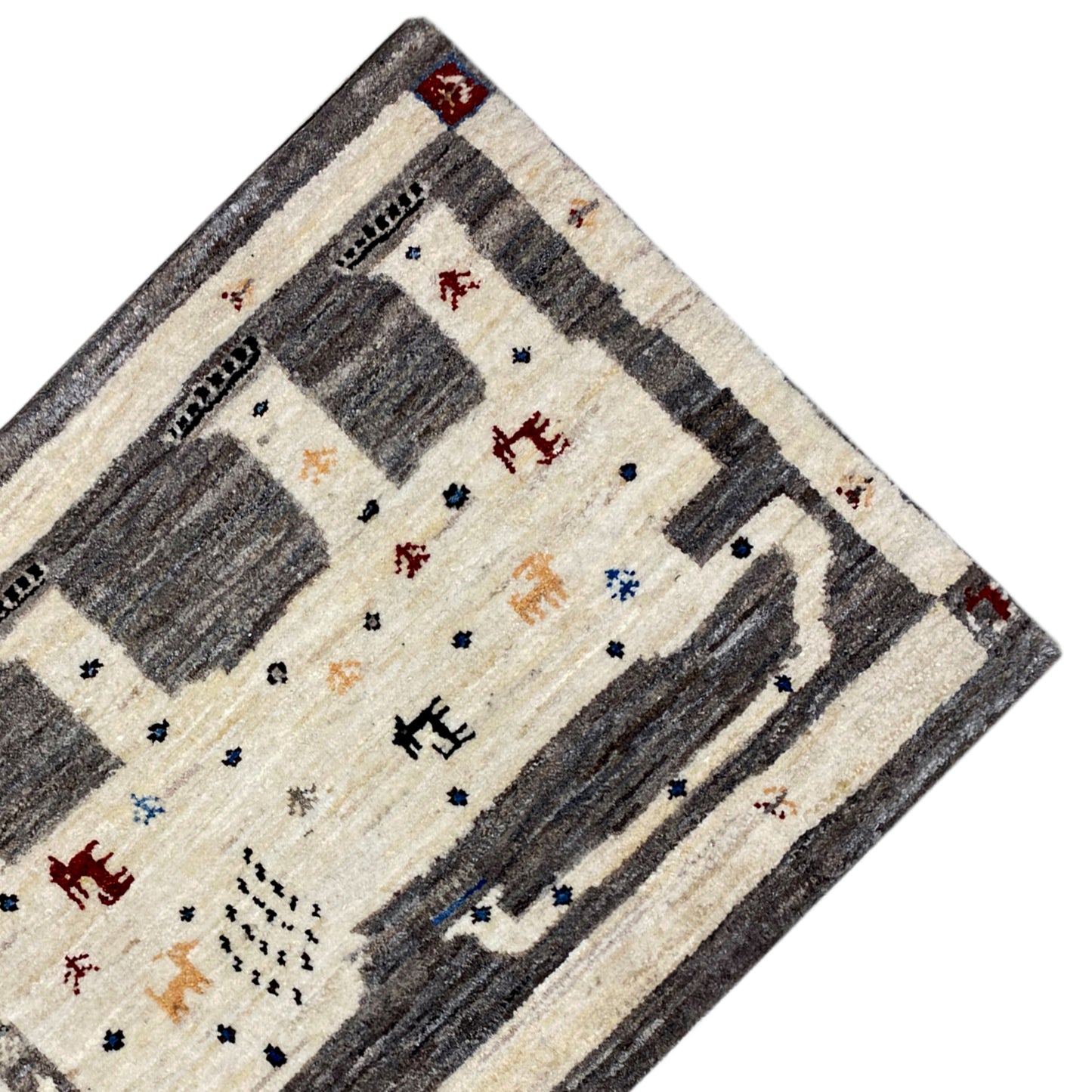 Gabbeh Teppich Löwe 89x60 cm - German Carpet Shop