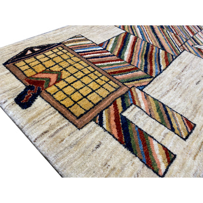 Beiger Teppich 117x79 cm - German Carpet Shop