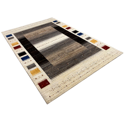 Gabbeh Luri Teppich Streifen 300x200 cm - German Carpet Shop