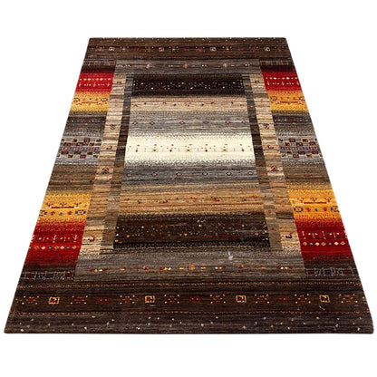  Luri Teppich Braun Multi 182x118cm - Premium Gabbeh Luri Teppich from German Carpet Shop - Just €1343! Shop now at German Carpet Shop