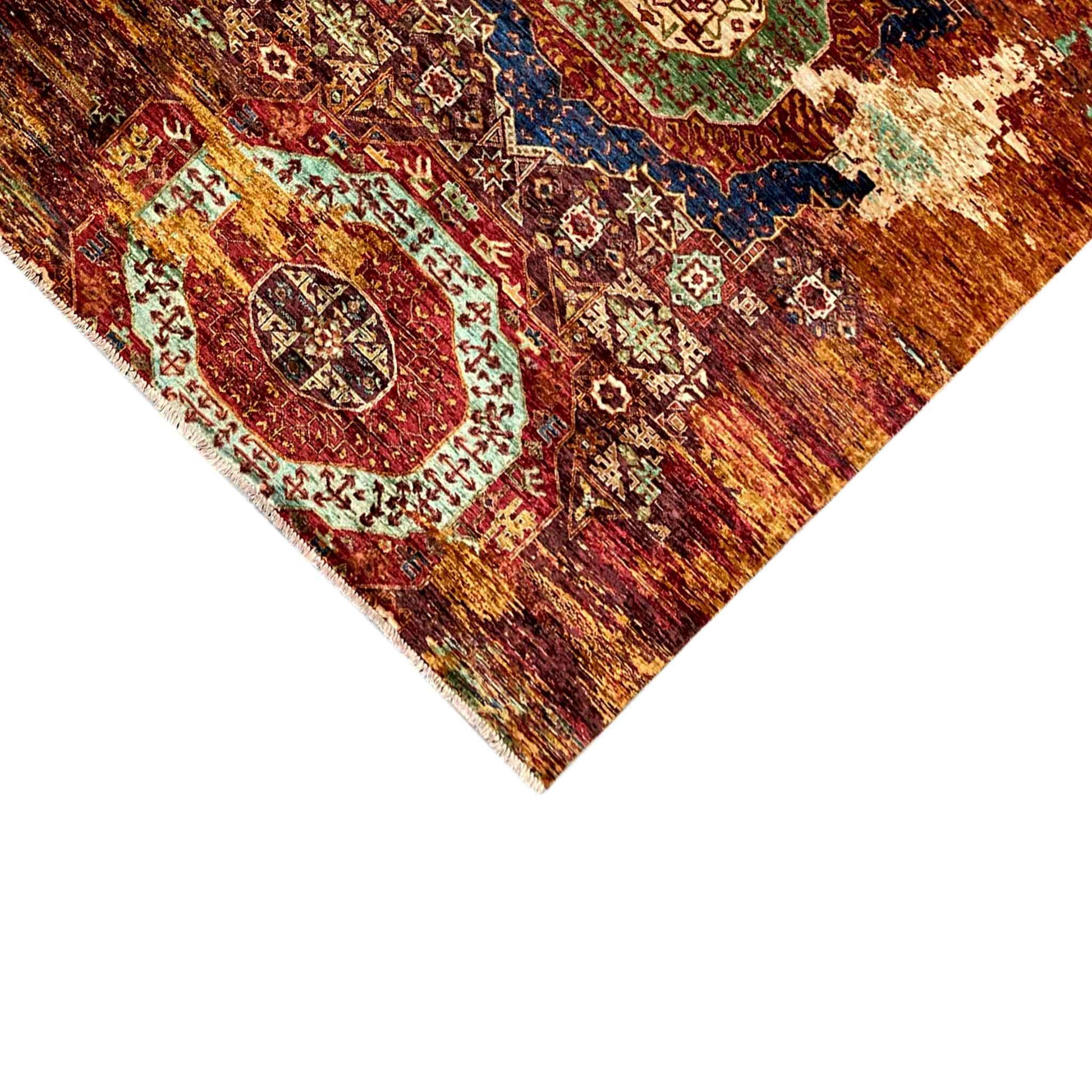 Mamluk Teppich, Rost/Mehrfarbig, 236x173 cm - German Carpet Shop