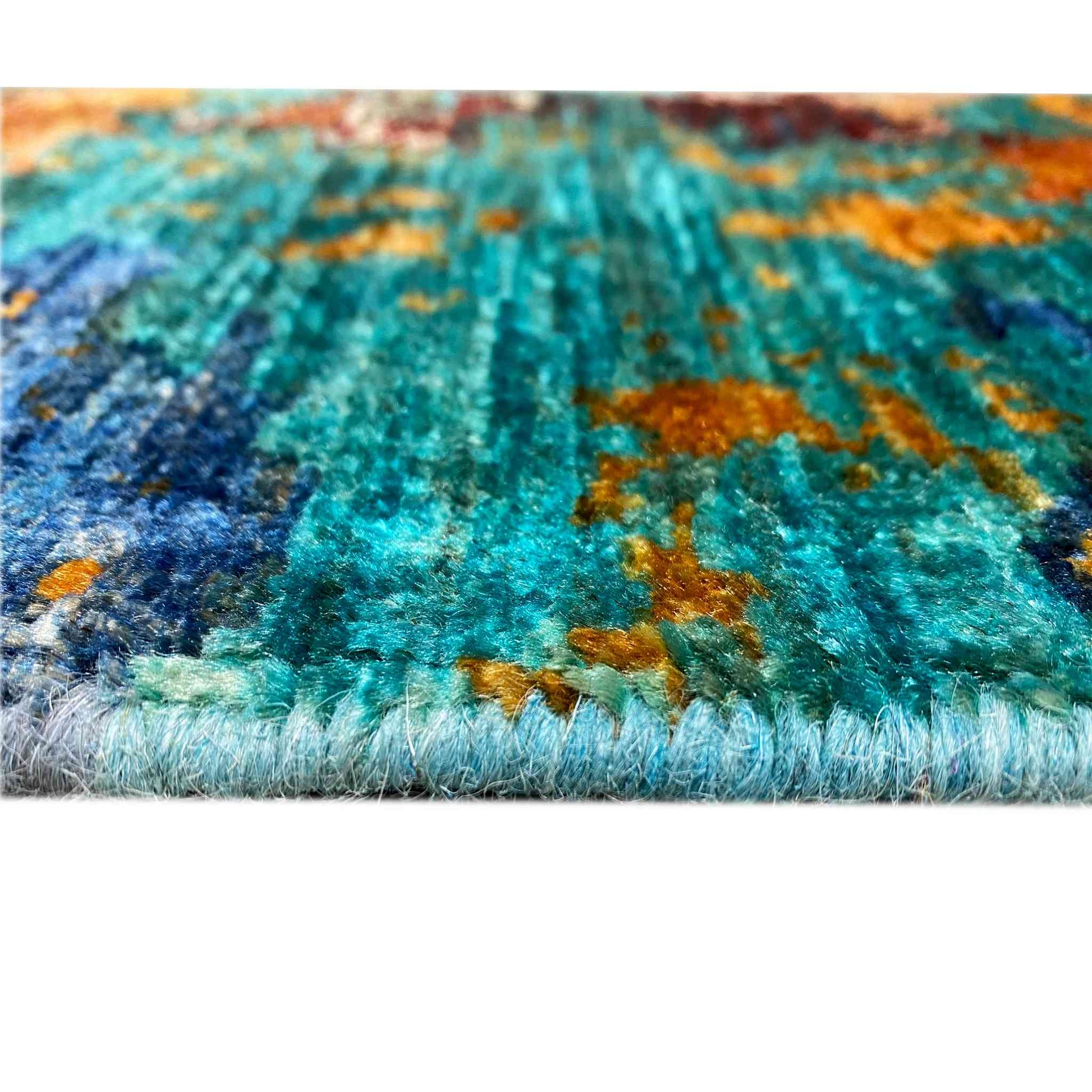 Mamluk Teppich, Türkis/Mehrfarbig, 159x103 cm - German Carpet Shop