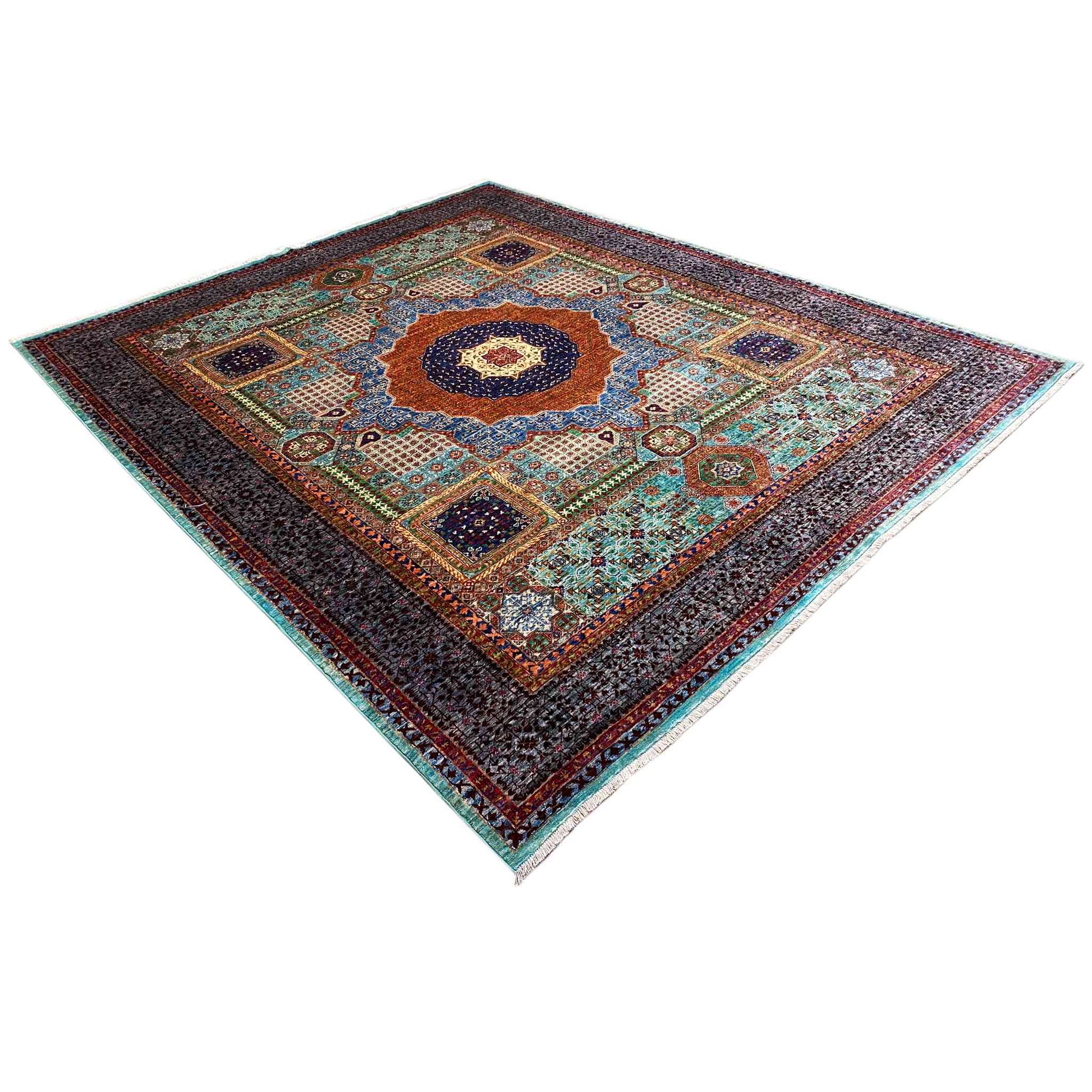 Handgeknüpfter Mamluk Teppich 310x258 cm - German Carpet Shop