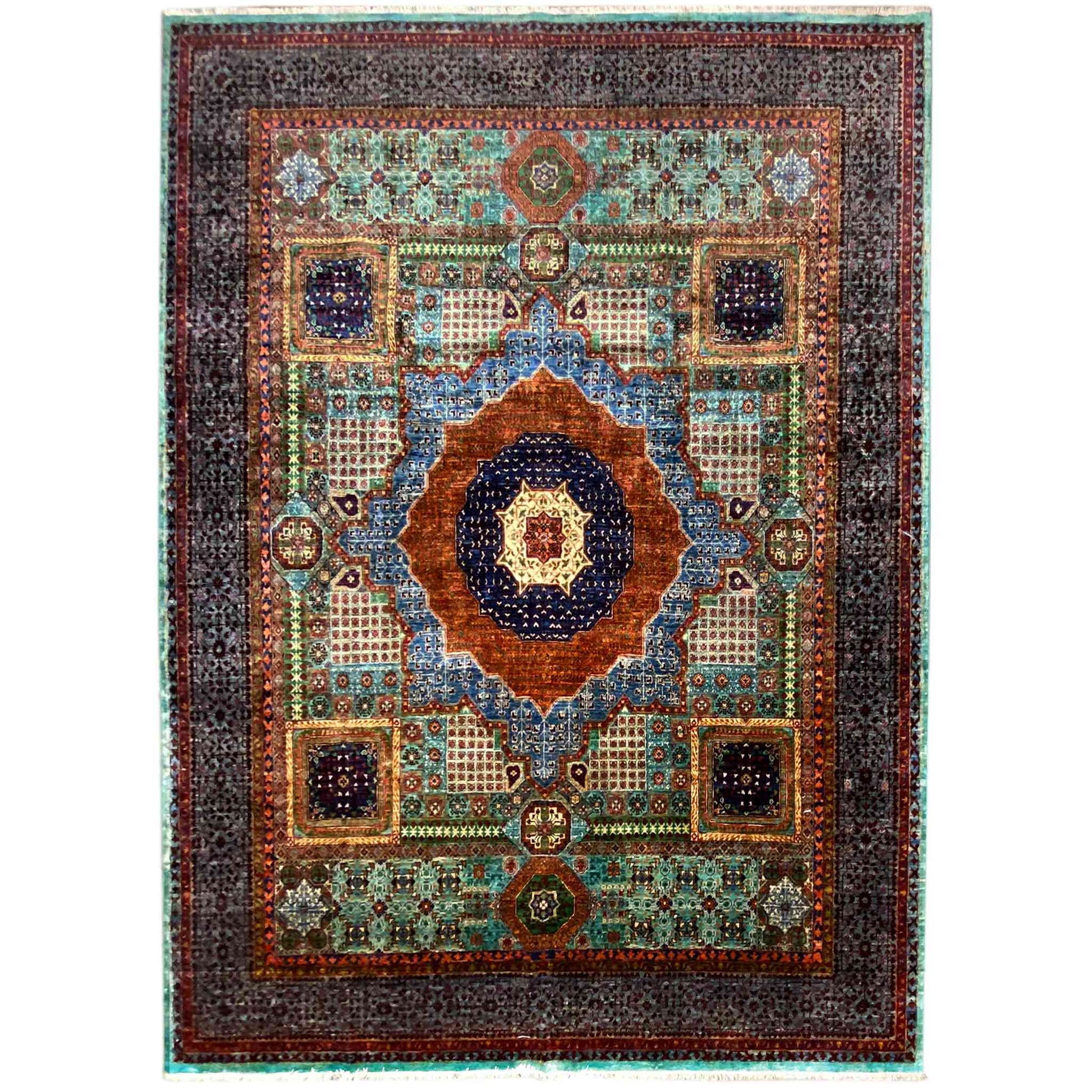 Handgeknüpfter Mamluk Teppich 310x258 cm - German Carpet Shop