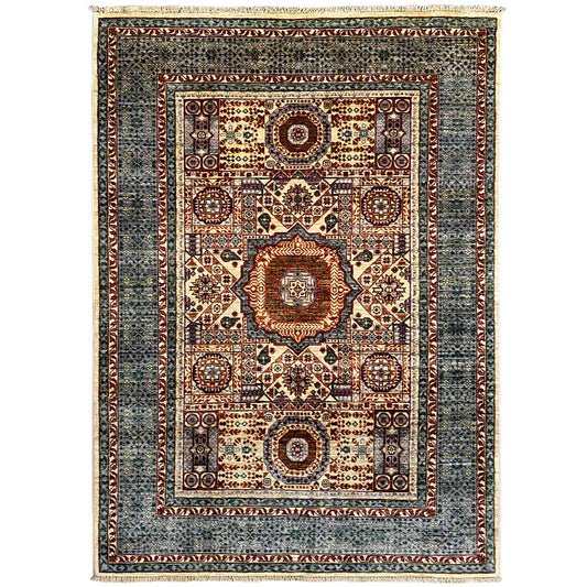 Handgeknüpfter Mamluk Teppich 180x127 cm - German Carpet Shop