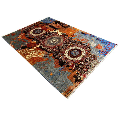 Handgeknüpfter Mamluk Teppich 240x173 cm - German Carpet Shop