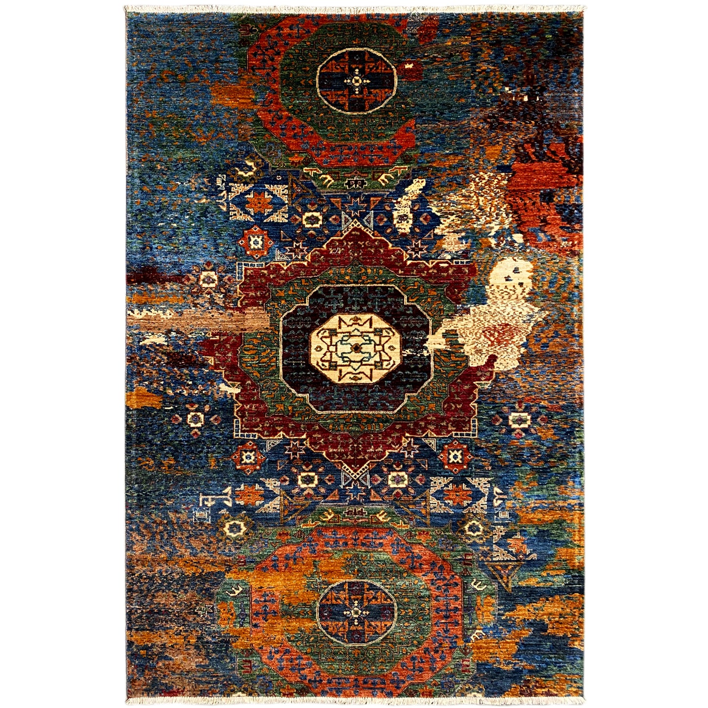 Handgeknüpfter Mamluk Teppich 242x171 cm - German Carpet Shop