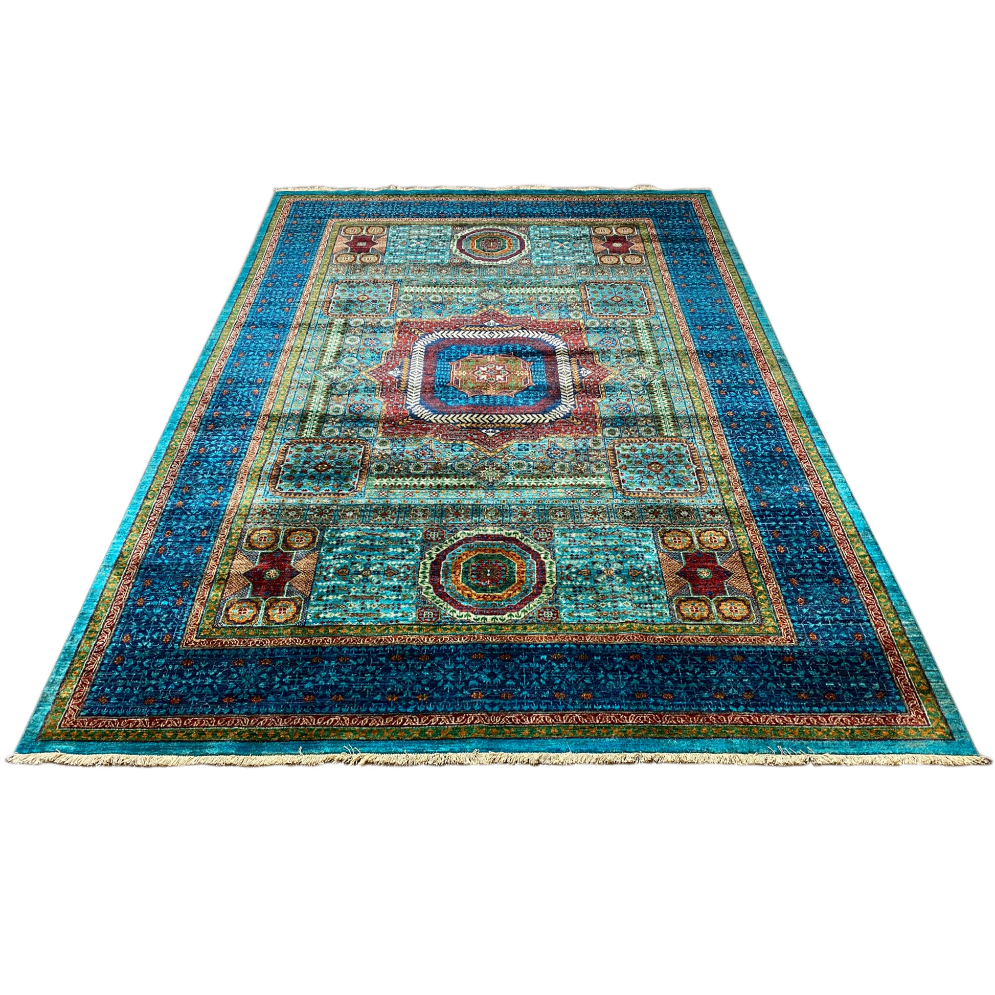 Handgeknüpfter Mamluk Teppich 302x212 cm - German Carpet Shop