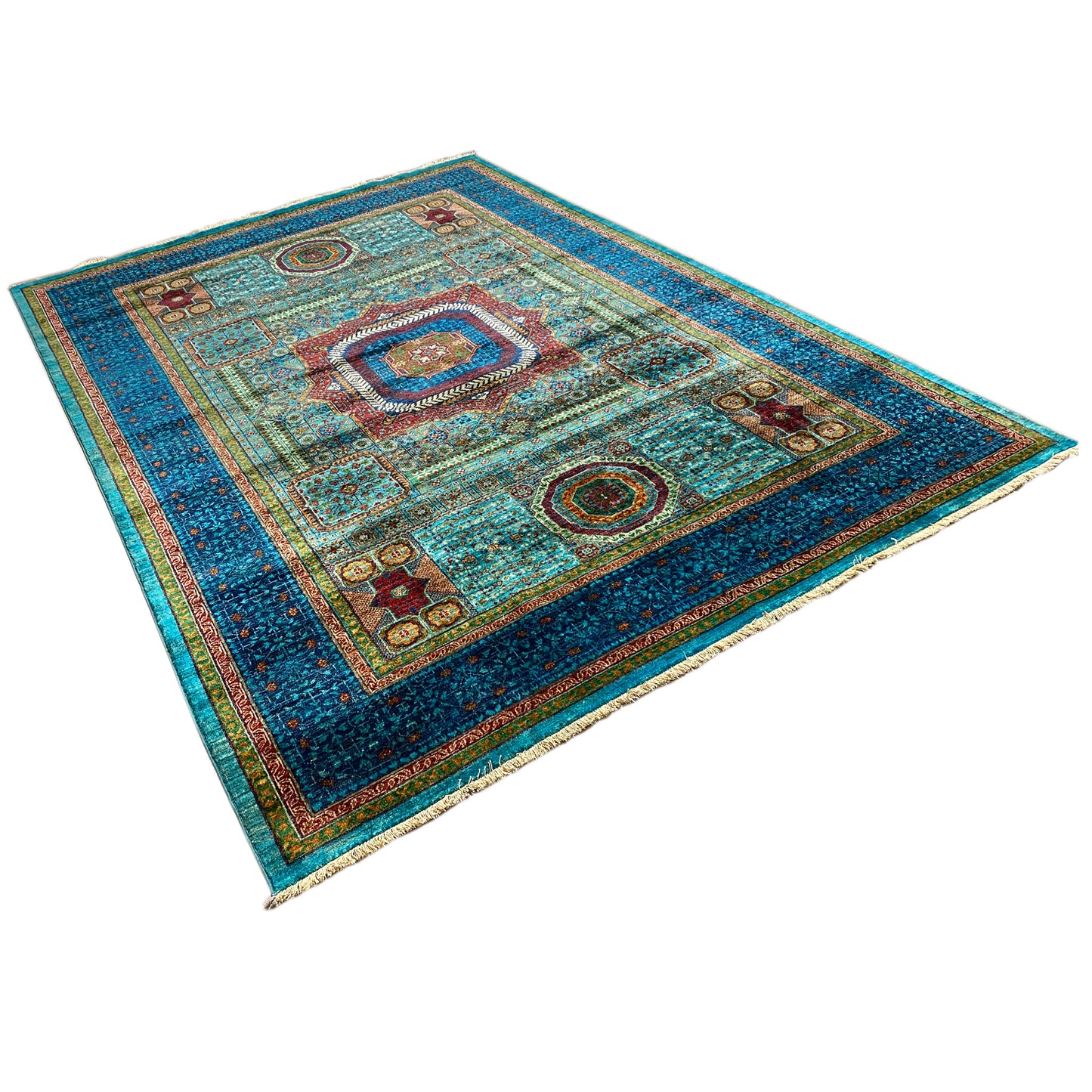 Handgeknüpfter Mamluk Teppich 302x212 cm - German Carpet Shop