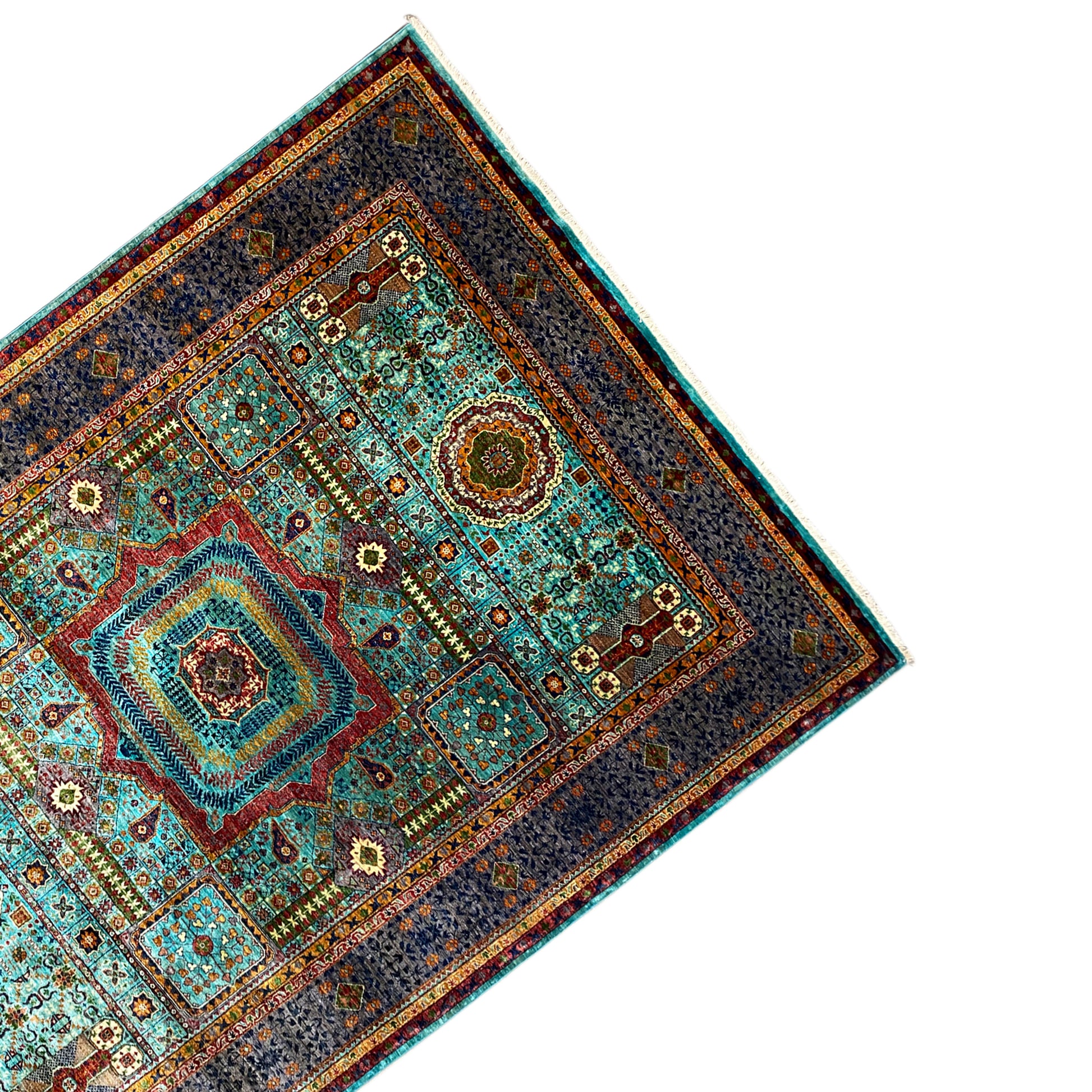 Handgeknüpfter Mamluk Teppich 303x221 cm - German Carpet Shop